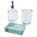  Jabony 3-teiliges Badezimmer-Set aus recyceltem Glas