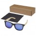  Taiyō verspiegelte polarisierte Sonnenbrille aus rPET/Bambus in Geschenkbox