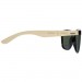  Taiyō verspiegelte polarisierte Sonnenbrille aus rPET/Bambus in Geschenkbox