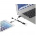  Metal 3-in-1 Ladekabel mit Schlüsselanhänger