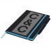  Noir Edge A5 Notizbuch mit farbigem Rand