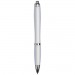  Curvy ballpoint pen with frosted barrel and grip