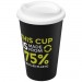 Doppelwandiger Isolierbecher aus  recyceltem Kunststoff mit drehbarem Deckel.  Der komplette Becher inkl. Deckel besteht zu 75%  Americano® Eco 350 ml recycelter Becher