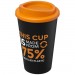 Doppelwandiger Isolierbecher aus  recyceltem Kunststoff mit drehbarem Deckel.  Der komplette Becher inkl. Deckel besteht zu 75%  Americano® Eco 350 ml recycelter Becher