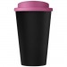 Doppelwandiger Isolierbecher aus  recyceltem Kunststoff mit drehbarem Deckel.  Der komplette Becher inkl. Deckel besteht zu 75%  Americano® Eco 350 ml recycelter Becher