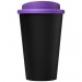 Doppelwandiger Isolierbecher aus  recyceltem Kunststoff mit drehbarem Deckel.  Der komplette Becher inkl. Deckel besteht zu 75%  Americano® Eco 350 ml recycelter Becher