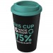 Doppelwandiger Isolierbecher aus  recyceltem Kunststoff mit drehbarem Deckel.  Der komplette Becher inkl. Deckel besteht zu 75%  Americano® Eco 350 ml recycelter Becher