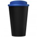 Doppelwandiger Isolierbecher aus  recyceltem Kunststoff mit drehbarem Deckel.  Der komplette Becher inkl. Deckel besteht zu 75%  Americano® Eco 350 ml recycelter Becher