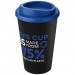 Doppelwandiger Isolierbecher aus  recyceltem Kunststoff mit drehbarem Deckel.  Der komplette Becher inkl. Deckel besteht zu 75%  Americano® Eco 350 ml recycelter Becher