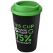 Doppelwandiger Isolierbecher aus  recyceltem Kunststoff mit drehbarem Deckel.  Der komplette Becher inkl. Deckel besteht zu 75%  Americano® Eco 350 ml recycelter Becher