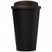 Doppelwandiger Isolierbecher aus  recyceltem Kunststoff mit drehbarem Deckel.  Der komplette Becher inkl. Deckel besteht zu 75%  Americano® Eco 350 ml recycelter Becher