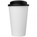 Doppelwandiger Isolierbecher aus  recyceltem Kunststoff mit drehbarem Deckel.  Der komplette Becher inkl. Deckel besteht zu 75%  Americano® Eco 350 ml recycelter Becher