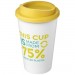 Doppelwandiger Isolierbecher aus  recyceltem Kunststoff mit drehbarem Deckel.  Der komplette Becher inkl. Deckel besteht zu 75%  Americano® Eco 350 ml recycelter Becher