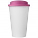 Doppelwandiger Isolierbecher aus  recyceltem Kunststoff mit drehbarem Deckel.  Der komplette Becher inkl. Deckel besteht zu 75%  Americano® Eco 350 ml recycelter Becher