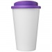 Doppelwandiger Isolierbecher aus  recyceltem Kunststoff mit drehbarem Deckel.  Der komplette Becher inkl. Deckel besteht zu 75%  Americano® Eco 350 ml recycelter Becher
