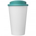 Doppelwandiger Isolierbecher aus  recyceltem Kunststoff mit drehbarem Deckel.  Der komplette Becher inkl. Deckel besteht zu 75%  Americano® Eco 350 ml recycelter Becher
