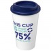 Doppelwandiger Isolierbecher aus  recyceltem Kunststoff mit drehbarem Deckel.  Der komplette Becher inkl. Deckel besteht zu 75%  Americano® Eco 350 ml recycelter Becher