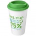 Doppelwandiger Isolierbecher aus  recyceltem Kunststoff mit drehbarem Deckel.  Der komplette Becher inkl. Deckel besteht zu 75%  Americano® Eco 350 ml recycelter Becher