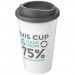 Doppelwandiger Isolierbecher aus  recyceltem Kunststoff mit drehbarem Deckel.  Der komplette Becher inkl. Deckel besteht zu 75%  Americano® Eco 350 ml recycelter Becher