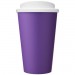 Doppelwandiger Isolierbecher aus  recyceltem Kunststoff mit drehbarem Deckel.  Der komplette Becher inkl. Deckel besteht zu 75%  Americano® Eco 350 ml recycelter Becher