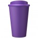 Doppelwandiger Isolierbecher aus  recyceltem Kunststoff mit drehbarem Deckel.  Der komplette Becher inkl. Deckel besteht zu 75%  Americano® Eco 350 ml recycelter Becher