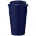 Doppelwandiger Isolierbecher aus  recyceltem Kunststoff mit drehbarem Deckel.  Der komplette Becher inkl. Deckel besteht zu 75%  Americano® Eco 350 ml recycelter Becher