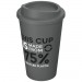 Doppelwandiger Isolierbecher aus  recyceltem Kunststoff mit drehbarem Deckel.  Der komplette Becher inkl. Deckel besteht zu 75%  Americano® Eco 350 ml recycelter Becher