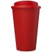 Doppelwandiger Isolierbecher aus  recyceltem Kunststoff mit drehbarem Deckel.  Der komplette Becher inkl. Deckel besteht zu 75%  Americano® Eco 350 ml recycelter Becher