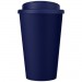 Doppelwandiger Isolierbecher aus  recyceltem Kunststoff mit drehbarem, auslaufsicherem Deckel. Der komplette Becher inkl. Deckel Americano® Eco 350 ml recycelter Becher mit auslaufsicherem Deckel