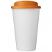 Doppelwandiger Isolierbecher aus  recyceltem Kunststoff mit drehbarem, auslaufsicherem Deckel. Der komplette Becher inkl. Deckel Americano® Eco 350 ml recycelter Becher mit auslaufsicherem Deckel