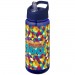 Einwandige Sportflasche aus strapazierfähigem, BPA-freiem Tritan™-Material. Verfügt über einen auslaufsicheren Deckel mit k H2O Active® Octave Tritan™ 600 ml Sportflasche mit Ausgussdeckel