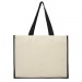  Varai 320 g/m Canvas und Jute Einkaufstasche 23L