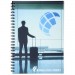  Desk-Mate® A5 Notizbuch mit Kunststoff Cover und Spiralbindung