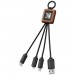  SCX.design C19 Easy to Use Kabel aus Holz mit Leuchtlogo