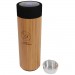  SCX.design D11 500 ml Smart Flasche  aus Bambus mit Leuchtlogo