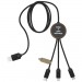 SCX.design C36 3-in-1 rPET erweitertes Ladekabel mit Leuchtlogo in rundem Bambusgehäuse