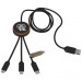  SCX.design C36 3-in-1 rPET erweitertes Ladekabel mit Leuchtlogo in rundem Bambusgehäuse