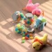 Geleebonbons im Glasspender