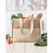 Jute-Canvas Shopping Tasche