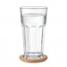 Trinkglas mit Bambusdeckel
