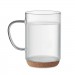 Glasbecher mit Kork 400ml