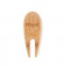Golf-Pitchgabel Bambus