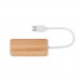 3 Port 2.0 USB Hub Bambus
