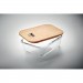 Lunchbox Glas mit Bambus