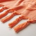 MT4009 100% Baumwolle Handtuch (320g/m²). Eine Seite mit der originalen Hamam--Oberfläche, die andere Seite in Frottee gebundene Fransen