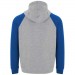  Badet zweifarbiger Kapuzenpullover Unisex
