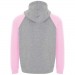  Badet zweifarbiger Kapuzenpullover Unisex