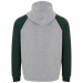  Badet zweifarbiger Kapuzenpullover Unisex