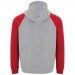 Badet zweifarbiger Kapuzenpullover Unisex