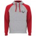  Badet zweifarbiger Kapuzenpullover Unisex